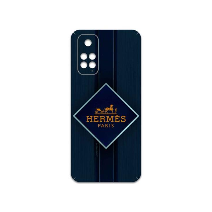 برچسب پوششی ماهوت مدل Hermes-Logo مناسب برای گوشی موبایل شیائومی Redmi Note 11 MAHOOT Hermes-Logo Cover Sticker for Xiaomi Redmi Note 11